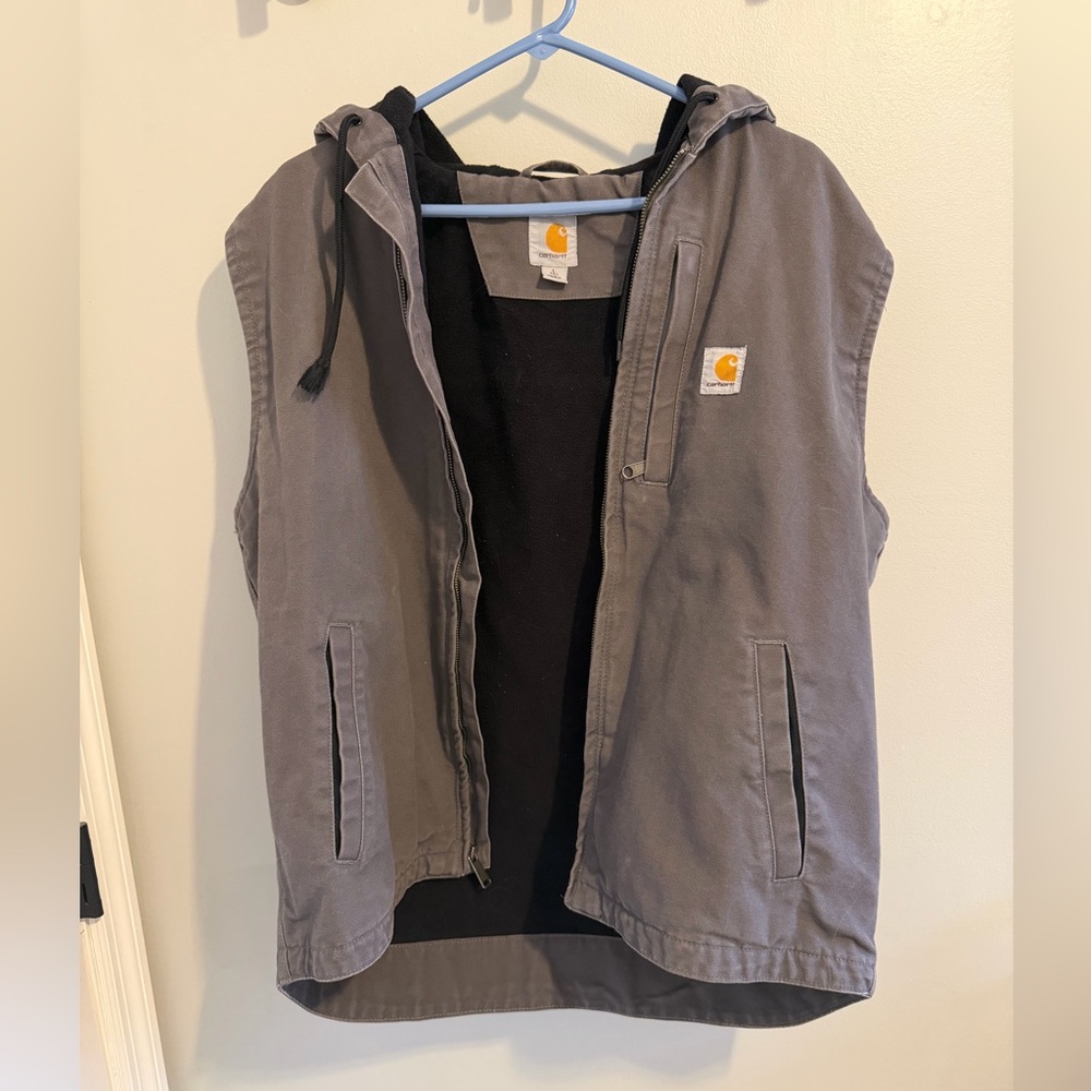 Carhartt Charcoal Gray Work Vest